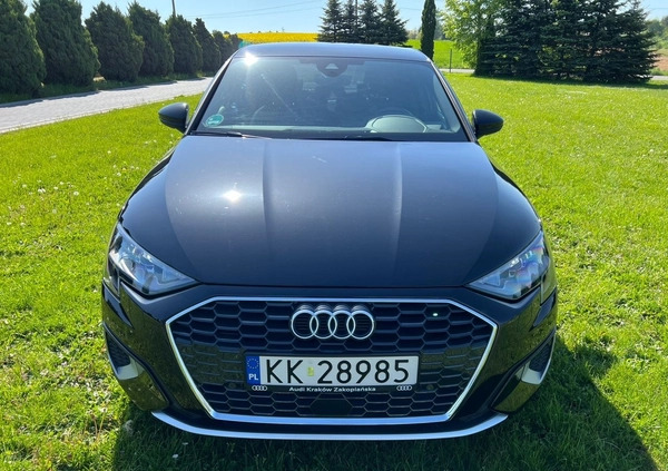 Audi A3 cena 83000 przebieg: 91000, rok produkcji 2020 z Polkowice małe 326